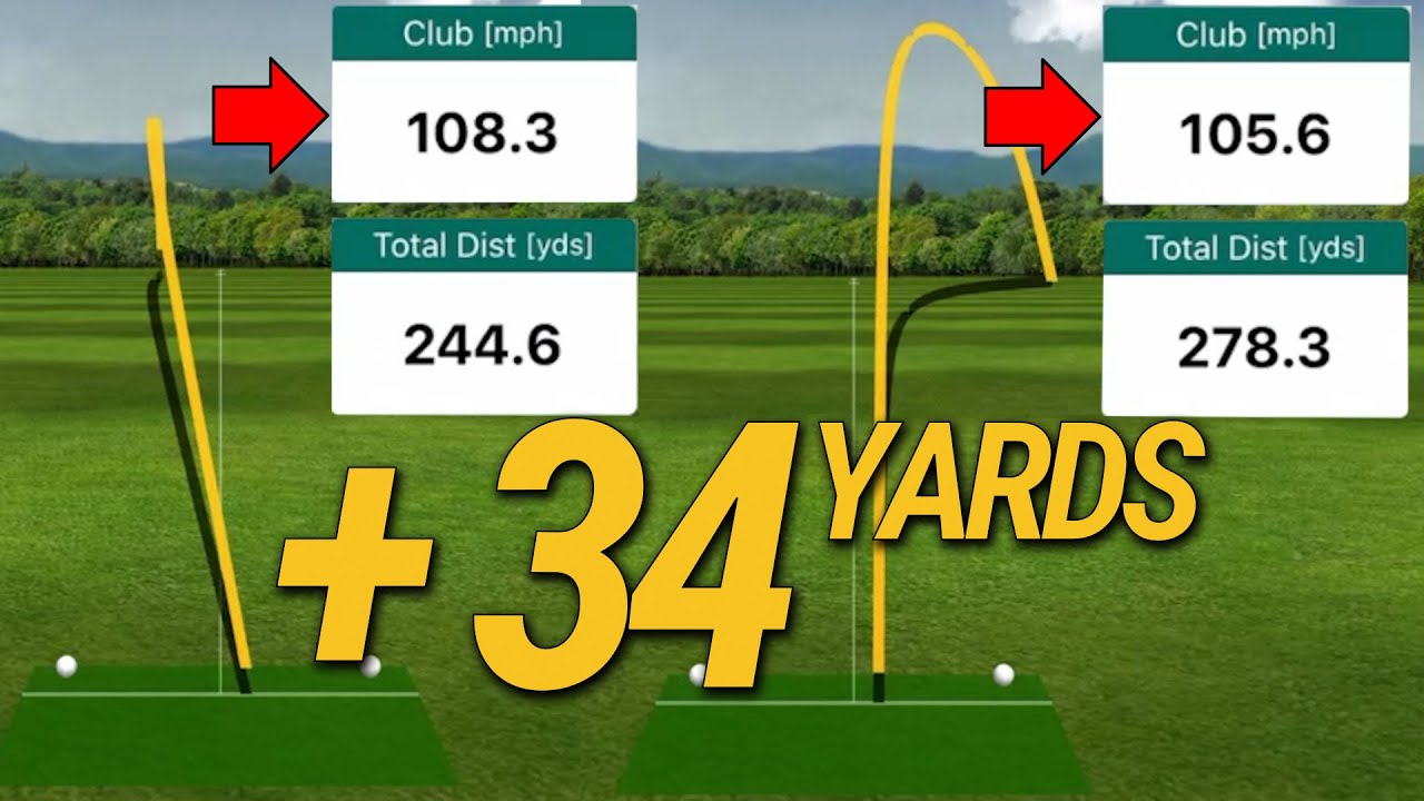 Swing SLOWER and Hit The Golf Ball FARTHER - YouTube