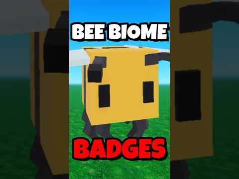 BEE MINI BIOME UPDATE, ALL BADGES! Apiary, Beekeeping, Hivecraft 99 Nights in the Forest #roblox