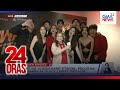 Cast ng ‘Huwag Kang Titingin’, proud na rumampa sa ‘black carpet’ premiere | 24 Oras