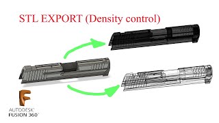 A.19. STL export (mesh density control) in Fusion 360. Экспорт STL во Фьюжн 360. Плотность сетки.