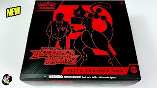 New Opening Pokemon Scarlet Violet Destined Rivals Team Rocket Elite Trainer Box