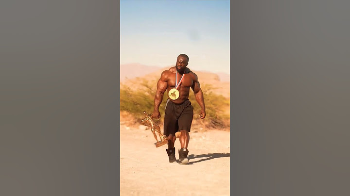 Samson dauda walking with the Mr Olympia 2024 trophy #shorts #shortvideo #shortsvideo