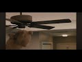 Johnny Throws Ted To a Hampton Bay Farmington Ceiling Fan