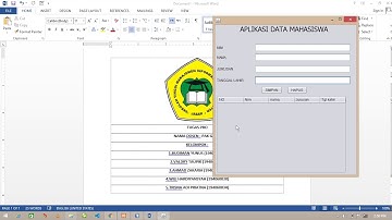 TUGAS PBO APLIKASI JAVA CRUD