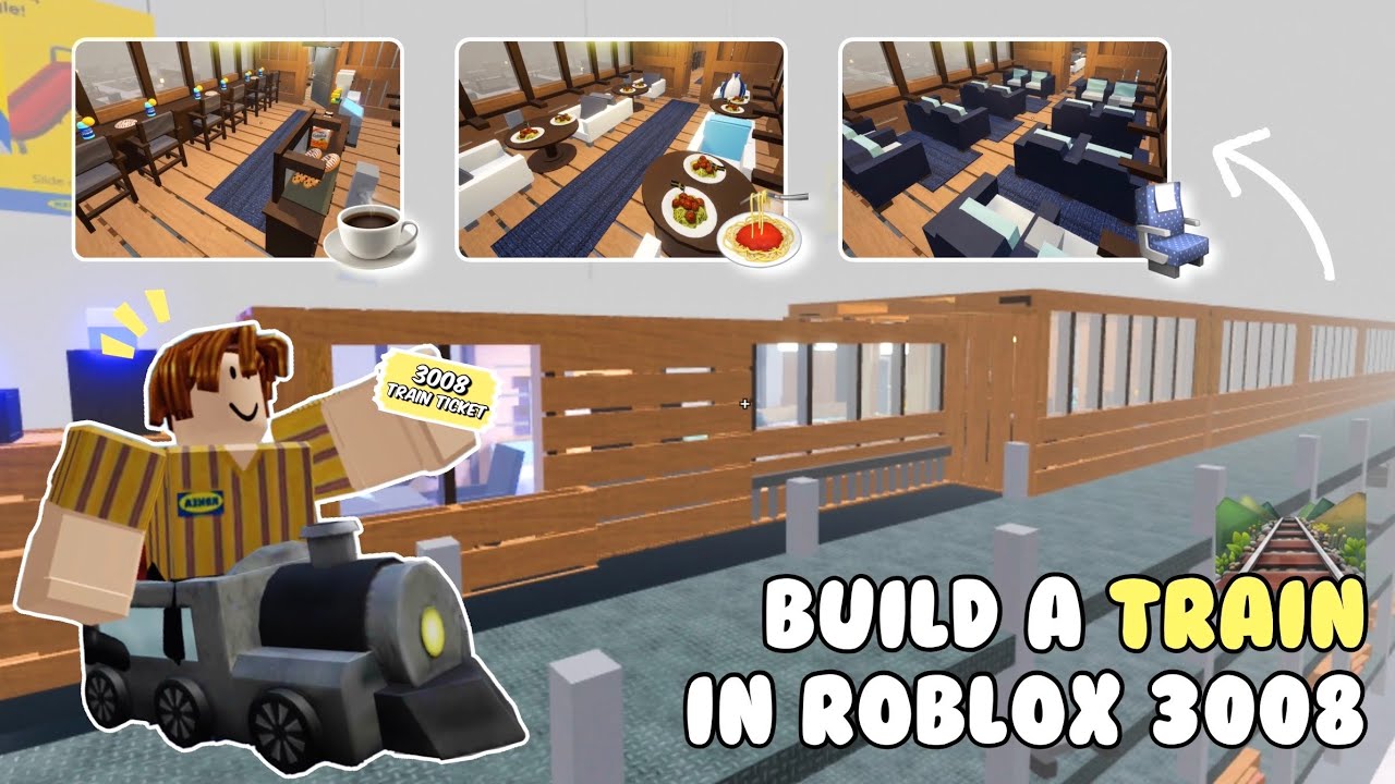 How to Build a Train Base in Roblox 3008 | Cozy Survival Build - YouTube