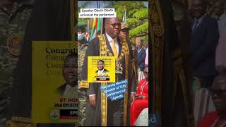 The newly elected 12th speaker of parliament of uganda
