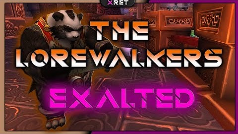 How to get EXALTED with THE LOREWALKERS  (Fastest Way)
