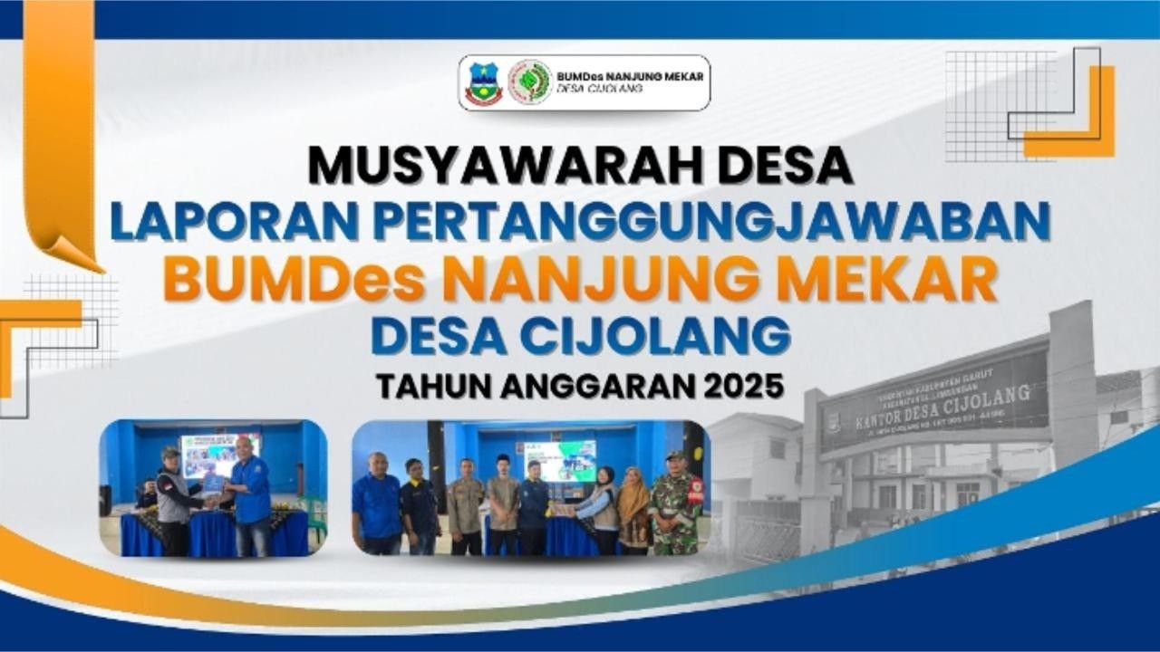 Dokumentasi MUSDES LPJ Bumdes Nanjung Mekar Tahun Anggaran 2025