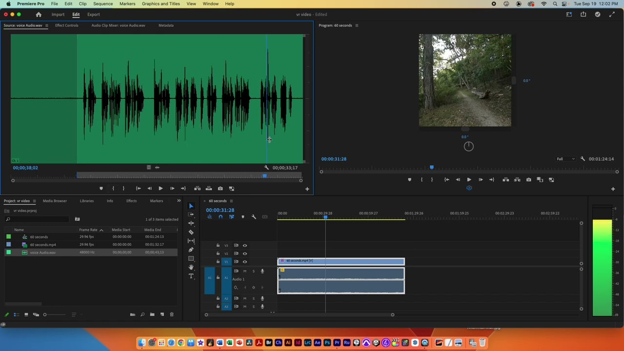 Basic Import and editing of 360 Video in Premiere Pro (part 1)