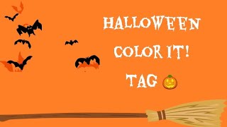 Halloween Color It! Tag