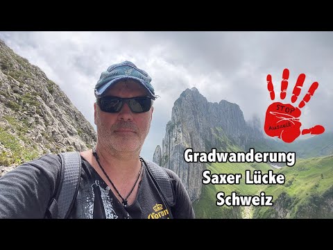 Gratwanderung Saxerlücke in Appenzell Schweiz Nichts für Anfänger ( 4K ) Vlog 94