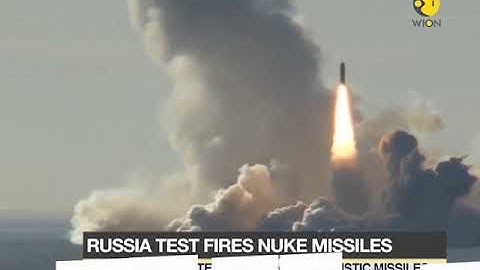 4 missiles test fired from Russian submarine