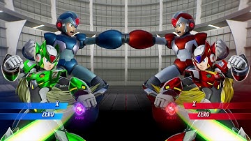 Mega Man Zero and X vs Mega Man Zero and X - MARVEL VS. CAPCOM: INFINITE