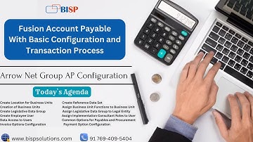 Fusion AP with Basic Configuration and Transaction Process | Arrow Net Group AP Configuration