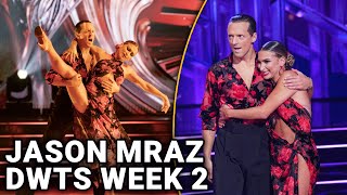 Jason Mraz Gets Top Score For Steamy Rumba! - Dancing With the Stars Week 2 Performance