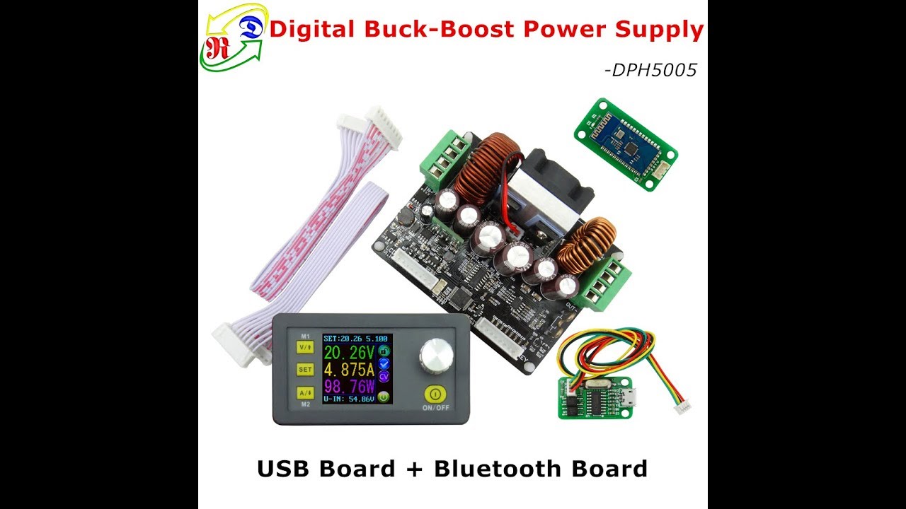 DPH5005 50V 5A buck-boost Digital Programmable Power Supply Module DPH5005 50V 5A buck-boost Digital Programmable Power Supply Module
