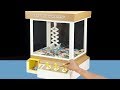 How To Make Candy Claw Machine From Cardboard! DIY Claw Machine