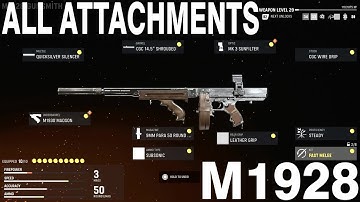 All M1928 attachments on the Vanguard BETA | Call of Duty Vanguard Beta (PS5)
