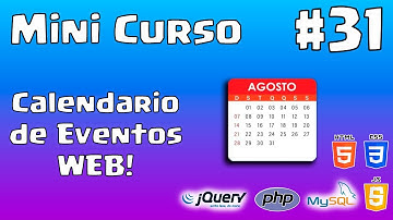 Mini Curso: Calendario WEB | Función Draggable | Parte #31