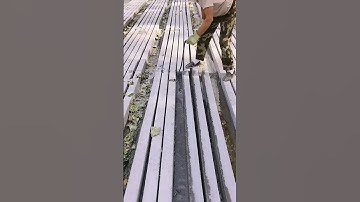 Techniques for dividing precast concrete lintels #trending #viralvideo #shorts