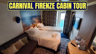 Carnival Firenze Balcony Cabin Tour | Cabin 9364