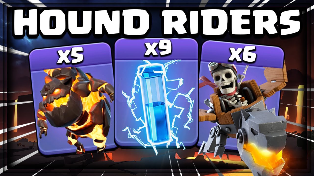 BRAND NEW TH14 ATTACK STRATEGY WITH HOUNDS & DRAGON RIDERS! TOWN HALL 14 ATTACK STRATEGY |