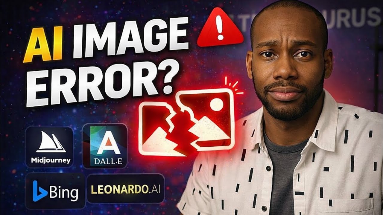 AI Image Not Generating? Fix Midjourney, DALL·E & AI Image Errors (2026 in 1 minute) 