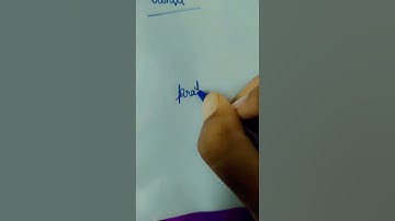 Cursive writing name- Pratyusha 🥰😇