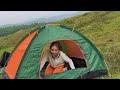 2 Days Solo Survival Camping | Bushcraft Shelter &amp; Nature Sounds