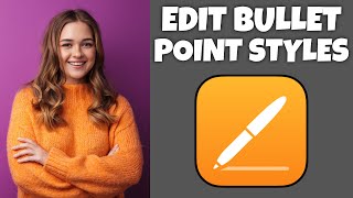 How To Edit Bullet Point Styles In Pages | Step By Step Guide - Pages Tutorial