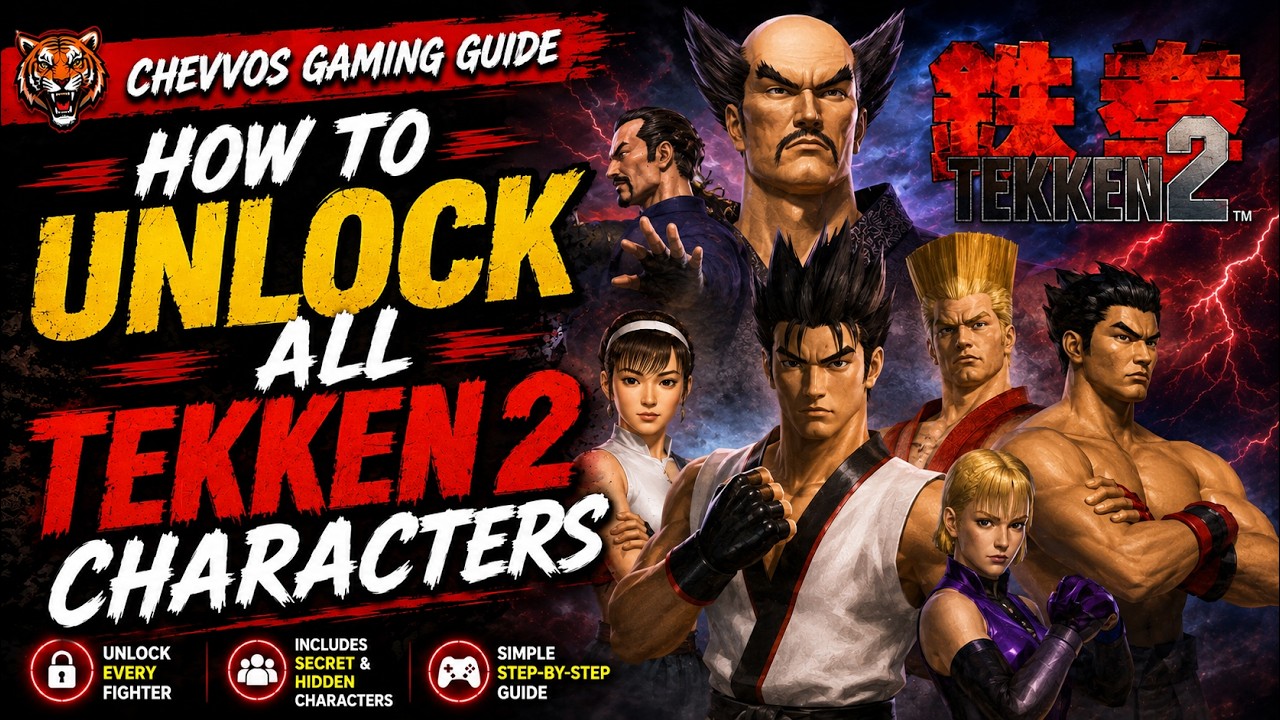 Chevvos Gaming Guides: Tekken 2 - How to Unlock Every Single