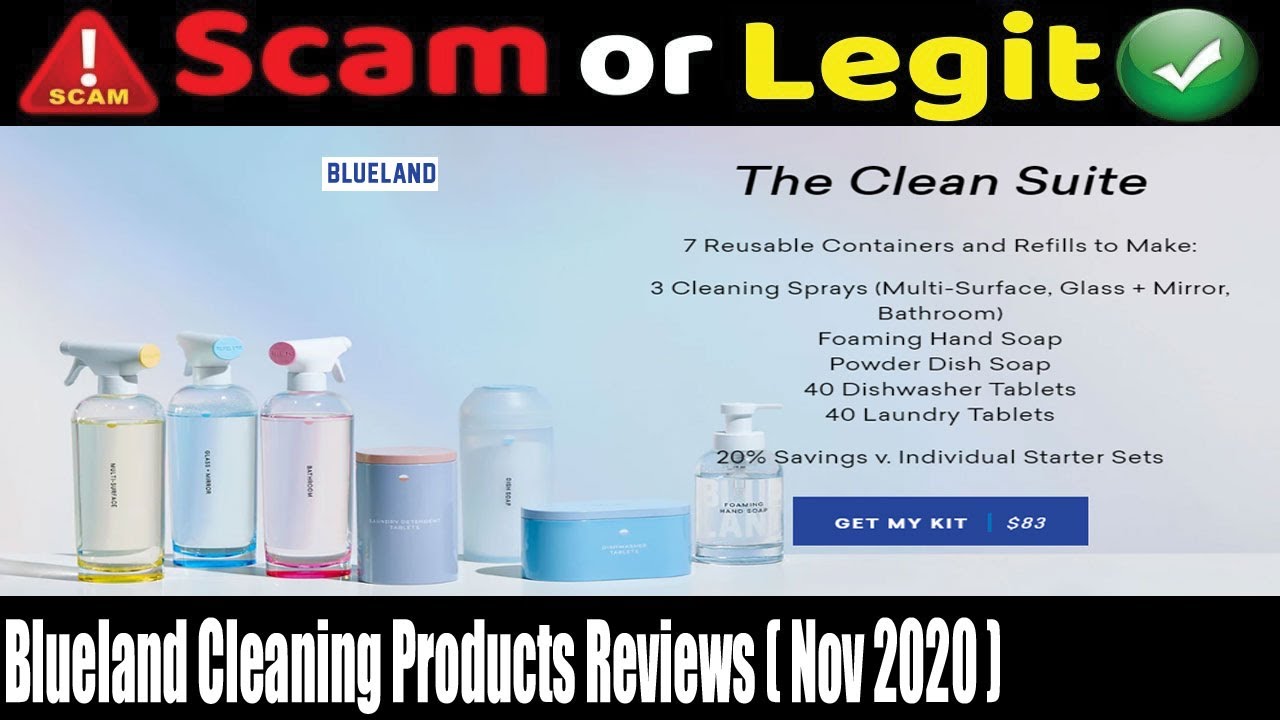 Blueland Cleaning Products Reviews (Nov 2020) ! Is scam or