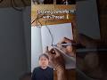 Drawing Butterfly with Thread #shorts