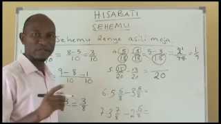 HESABU DRS LA 4 KUTOA SEHEMU
