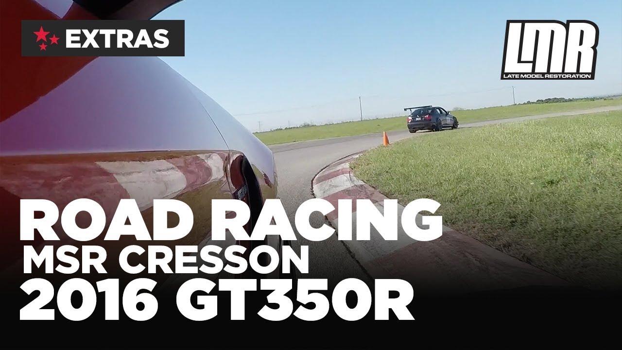 sway bar purpose 2016 Mustang Shelby GT350R Road Racing at MSR Cresson 3.1