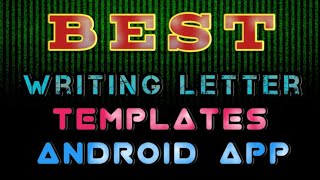 best writing letter templates android app screenshot 2
