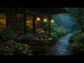 RELAX IN MINUTES 🌧️🕯️ Cozy Rainy Tea Porch | Peaceful Nature Ambience for Better Sleep