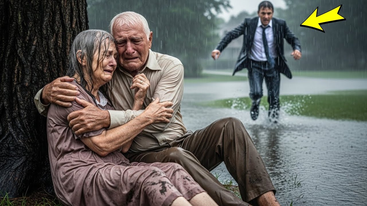 MİLYONER ANİDEN GELİR VE YAŞLI ANNE BABASINI YAĞMUR ALTINDA BULUR… YAPTIKLARI HERKESİ ŞOKE EDER...