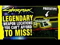 Cyberpunk 2077 - Secret Legendary & Iconic Weapons You Can Get For FREE! (Cyberpunk 2077 Tips)