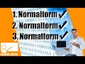 Normalisierung in Datenbanken (1. bis 3. Normalform)