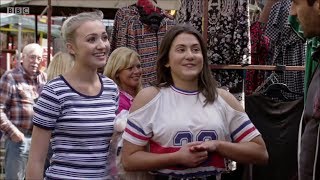 Eastenders - Tilly Keeper as Louise Mitchell & Jasmine Armfield as Bex Fowler 3