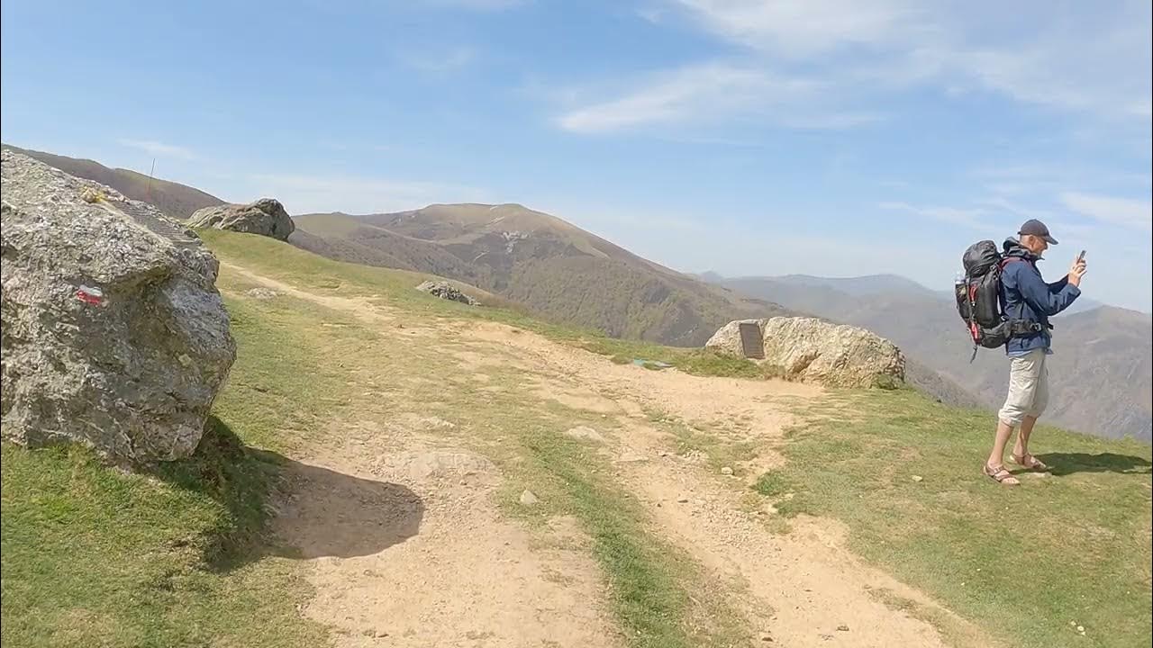 Camino de Santiago. Refuge Orisson over the Pyrenees to Roncesvalles