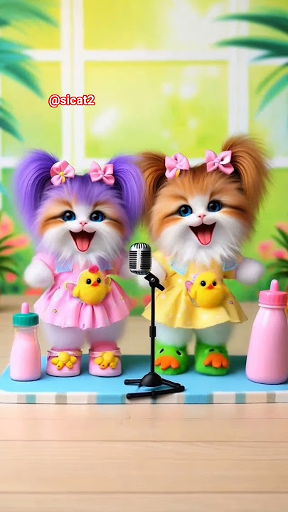 cute cat with pigtails shaking tang ting tung #cover #cutecat #cat #cute #tangtingtung