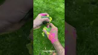 Oddly Satisfying Green Suds Squeeze #asmr#oddlysatisfying#fyp#trending#viral#satisfying#sqeezie