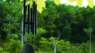 Peaceful wind chimes - relax and sleep well. help with meditation and study #calmmind #windchimes