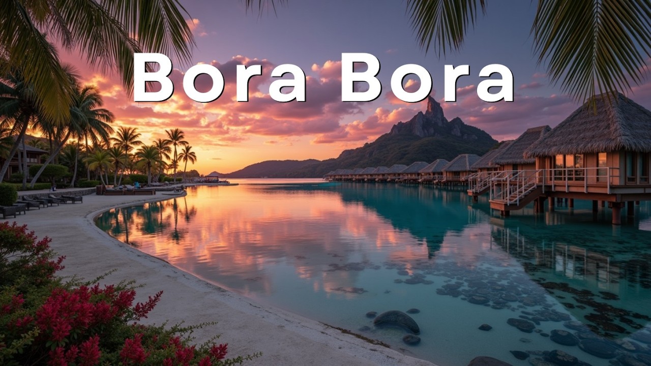 Bora Bora Vibes Deep House Lounge Sunset Ocean Chill Music Tropical Getaway