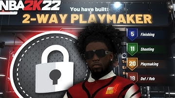 I USED MY REBIRTH TO MAKE THE PERFECT ISO 2 WAY PLAYMAKER WITH CONTACT DUNKS NBA 2K22 BEST BUILD