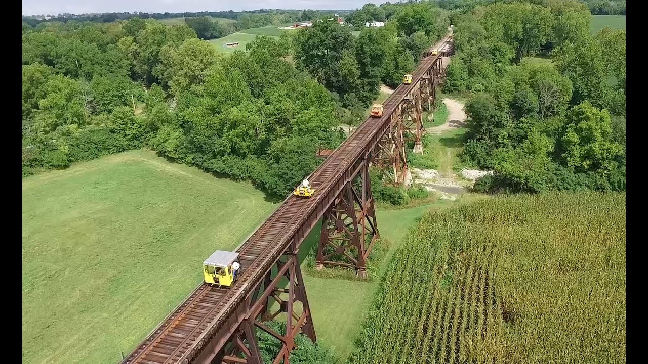 2018 NARCOA Motorcar Excursion on the Indiana Eastern Railroad
