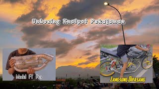 Unboxing knalpot PEKAJAMAN untuk Tiger Hasil Brambang?!!!