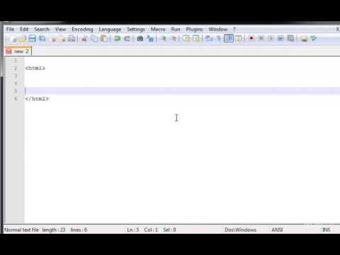 Lecture 02  Creating your first XHTML code